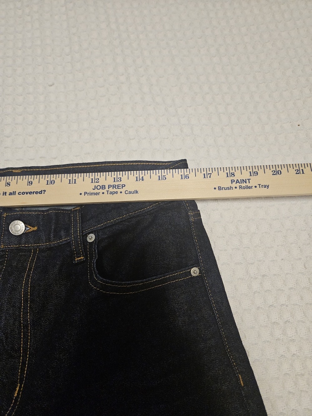Womens GAP High Rise Wide-Leg Croppoed Jeans Lot 2 Dark Wash/Washed Size 12/31R. - Picture 16 of 16